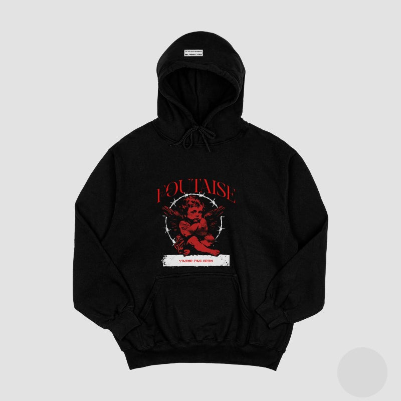 BLACK FOUTAISE HOODIES