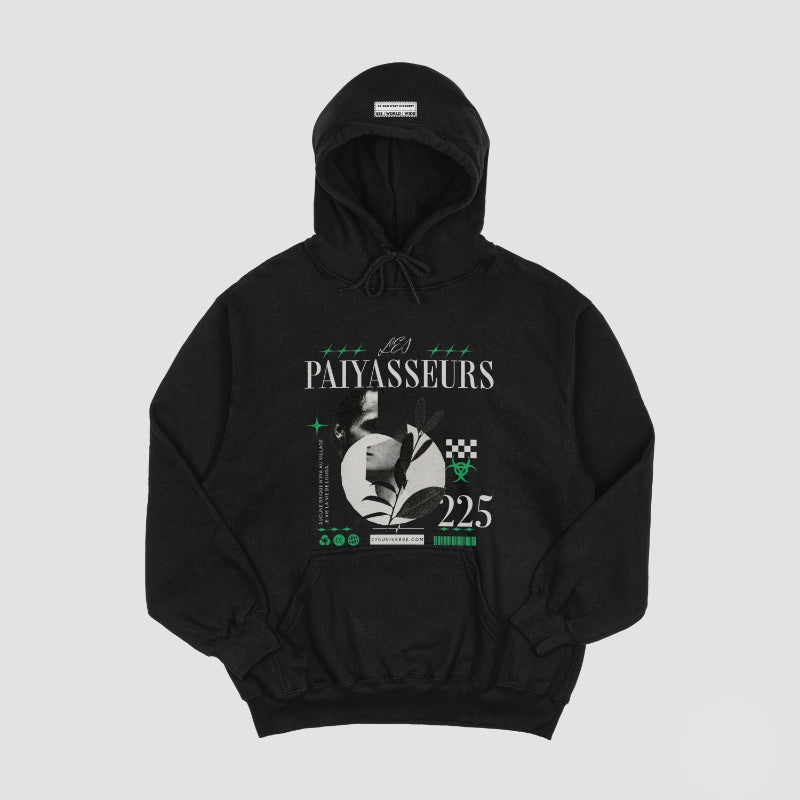BLACK PAIYASSEUR HOODIES