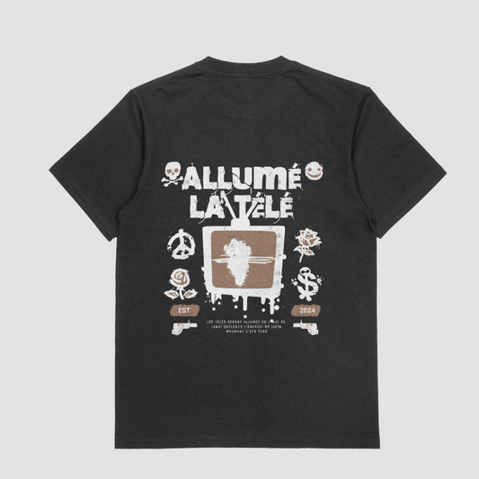 OVERSIZED ALLUMER LA TELE T-SHIRT