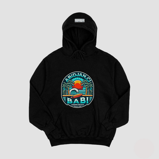 ABIDJAN BALCK HOODIE