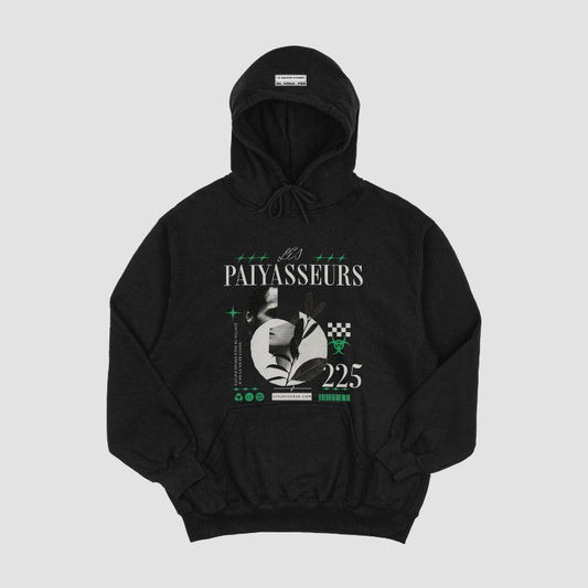 BLACK PAIYASSEUR HOODIES