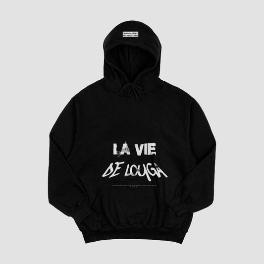 LA VIE DE LOUGA BLACK HODDIES