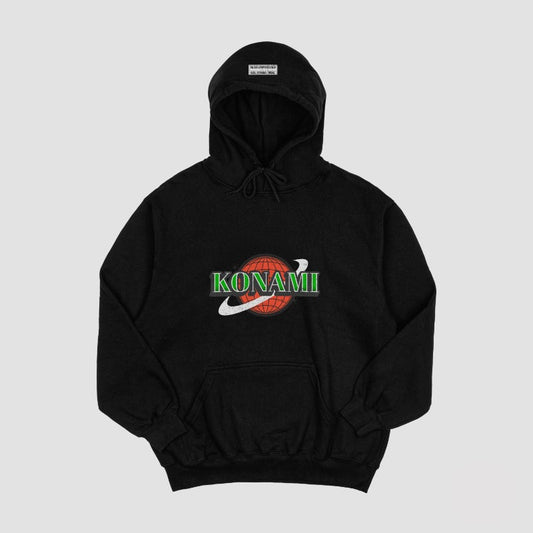 KONAMI BLACK HOODIE